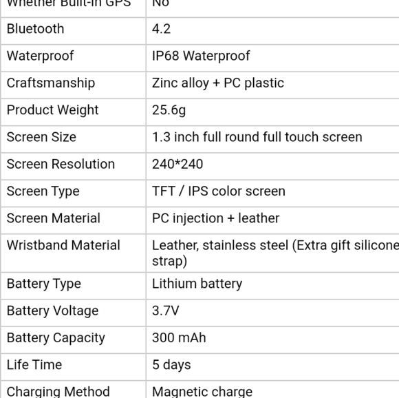 Bluetooth calling touch screen smart watch - Picture 5 of 8